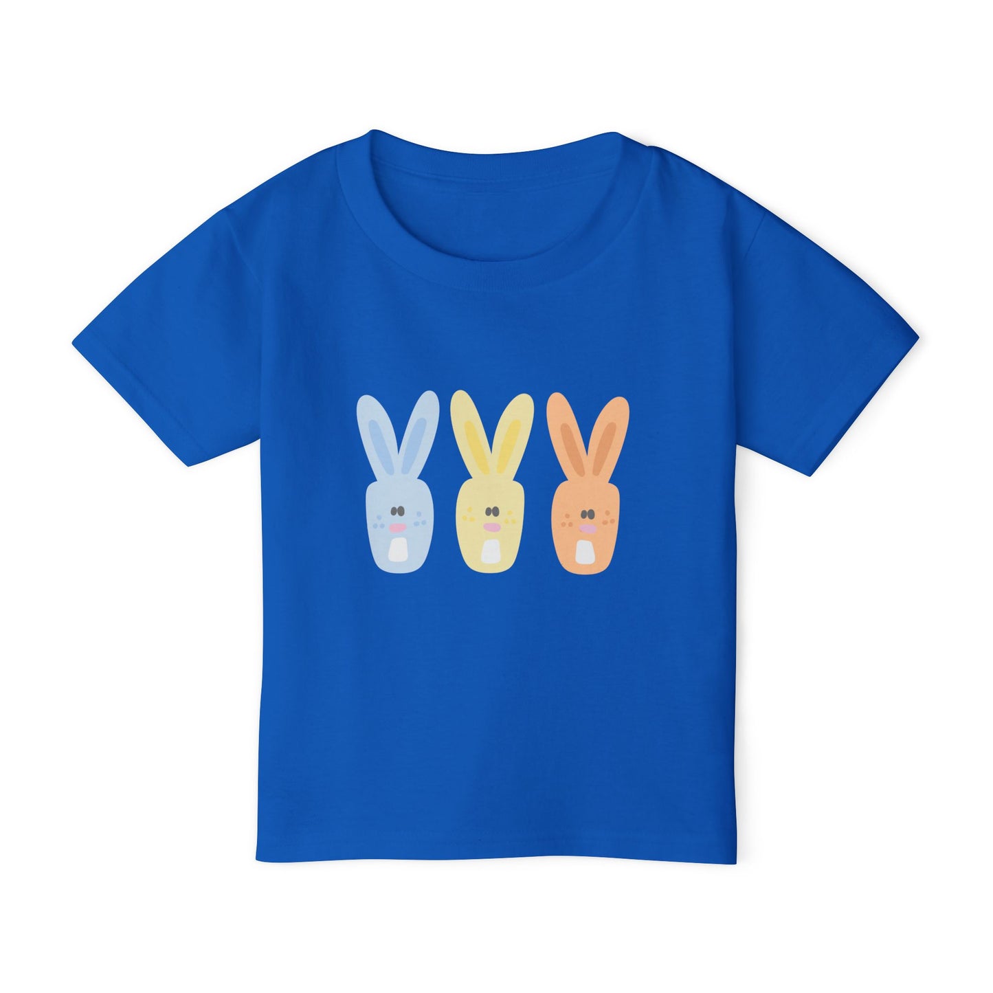Boy Pastel Bunny Toddler T-Shirt for Spring Celebrations