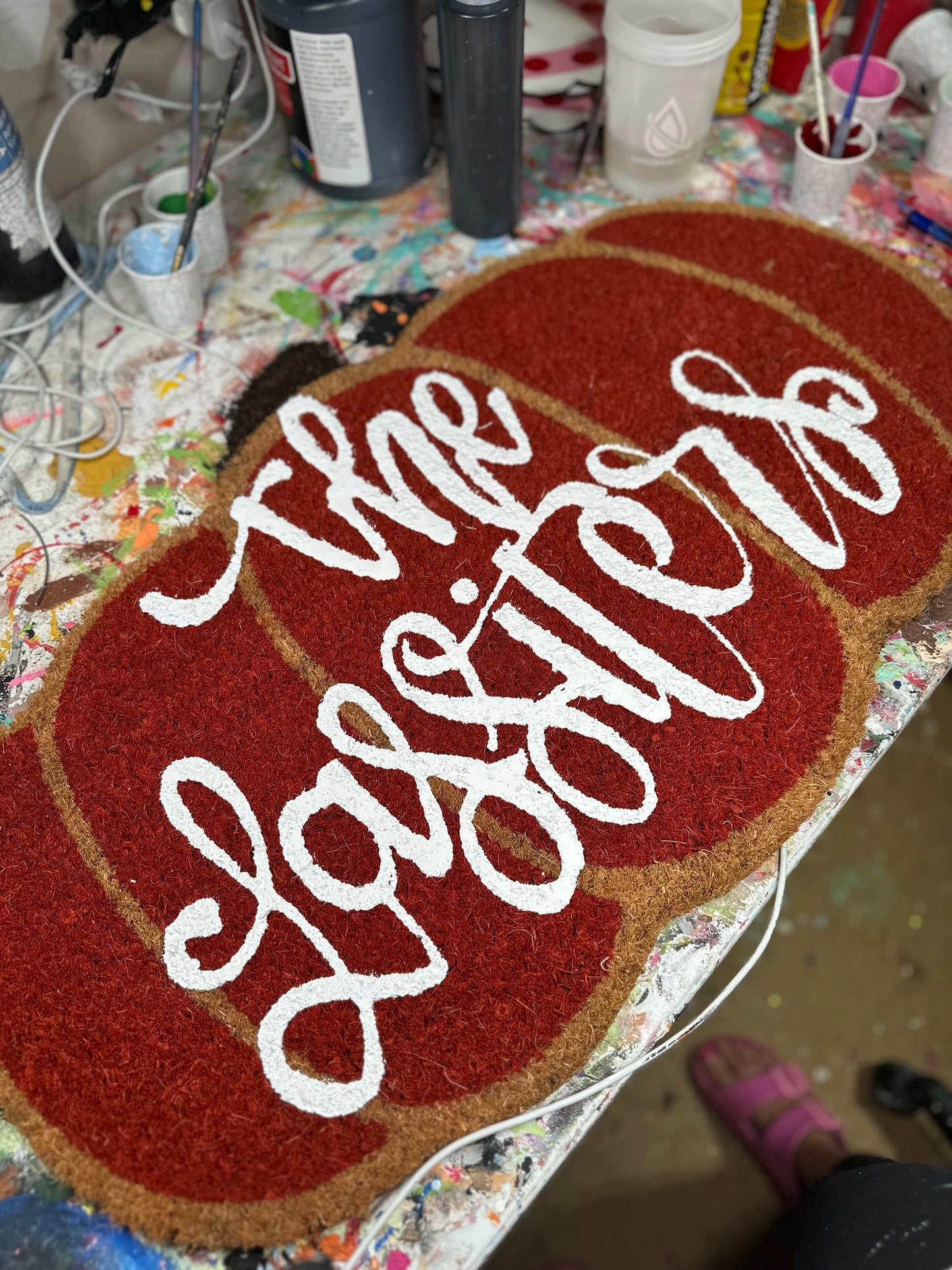 Painted Coir Mat