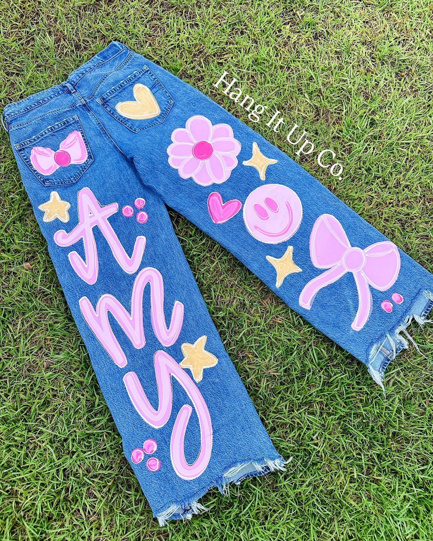 Custom Painted Jeans