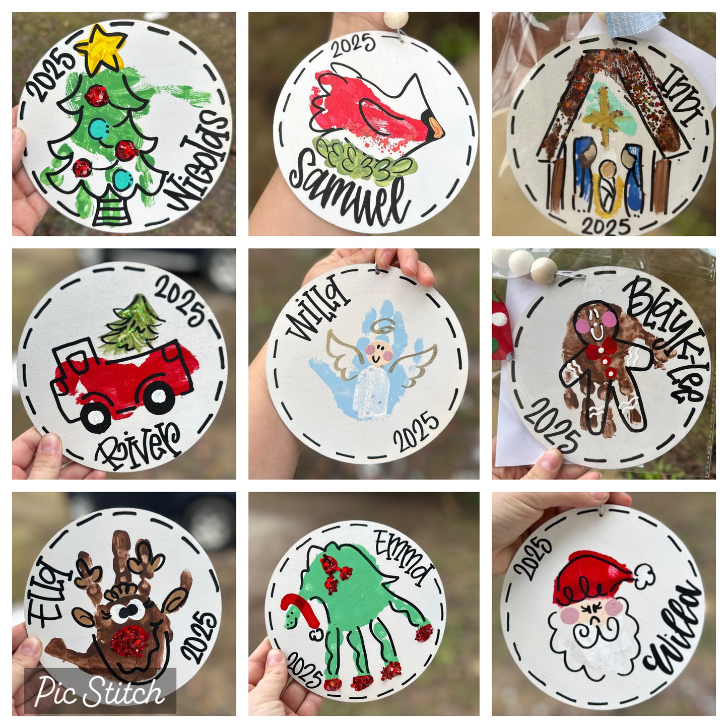 Handprint Ornament Drop In