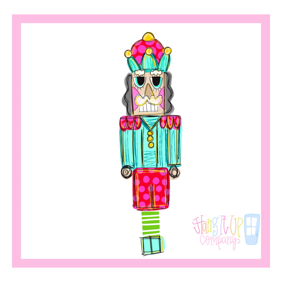 Pinkmas Nutcracker YARD STAKE