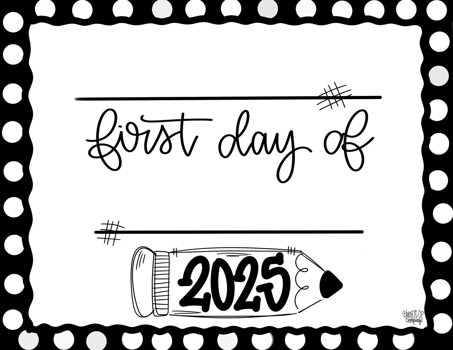 July Monthly Print Out- Back to School PDF