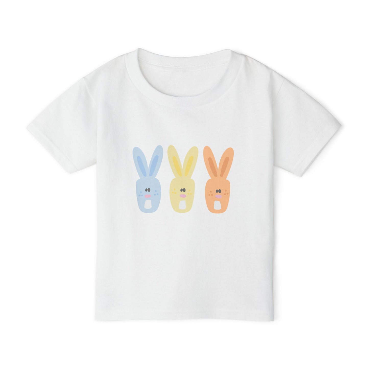 Boy Pastel Bunny Toddler T-Shirt for Spring Celebrations