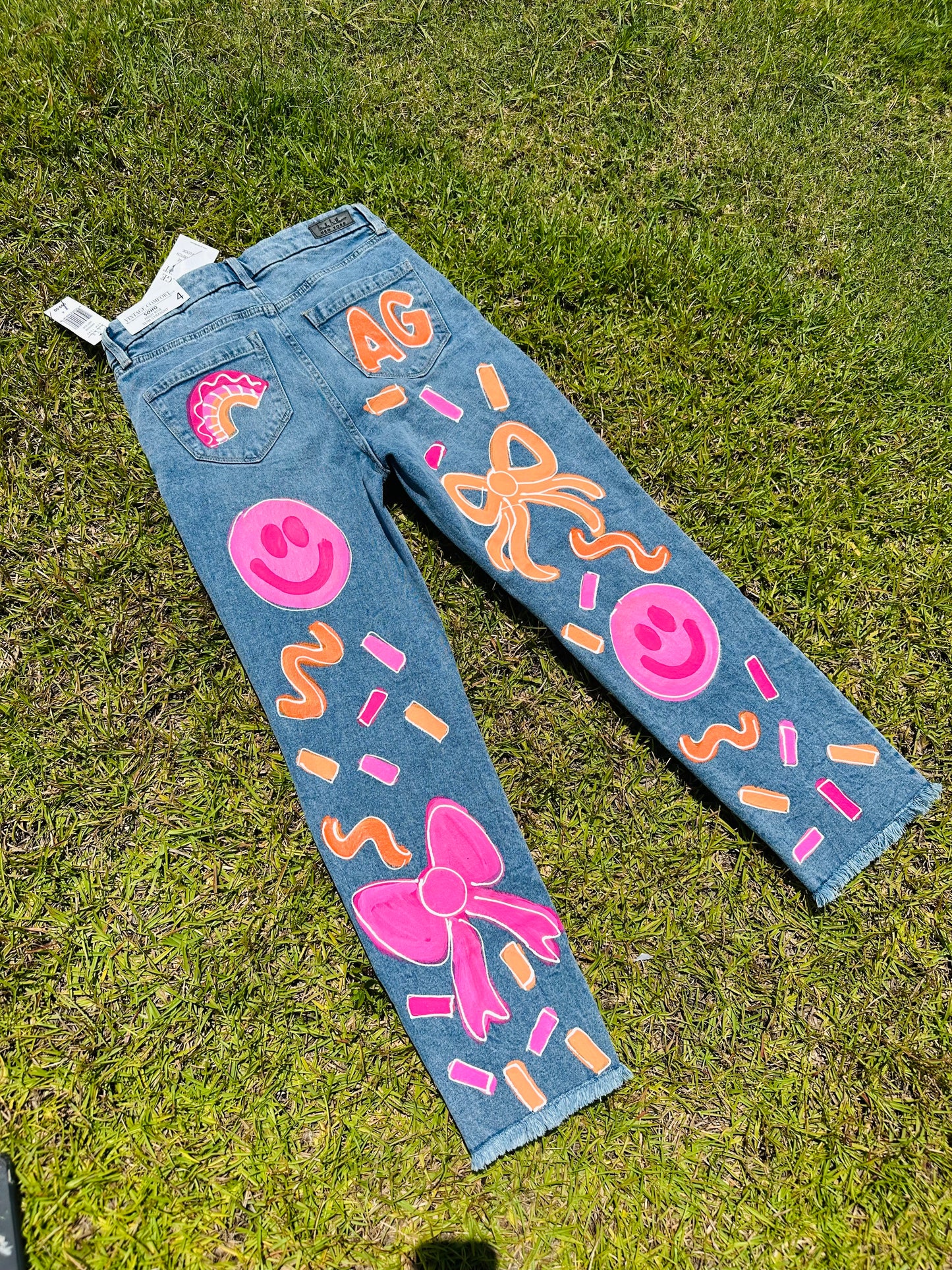 Custom Painted Jeans