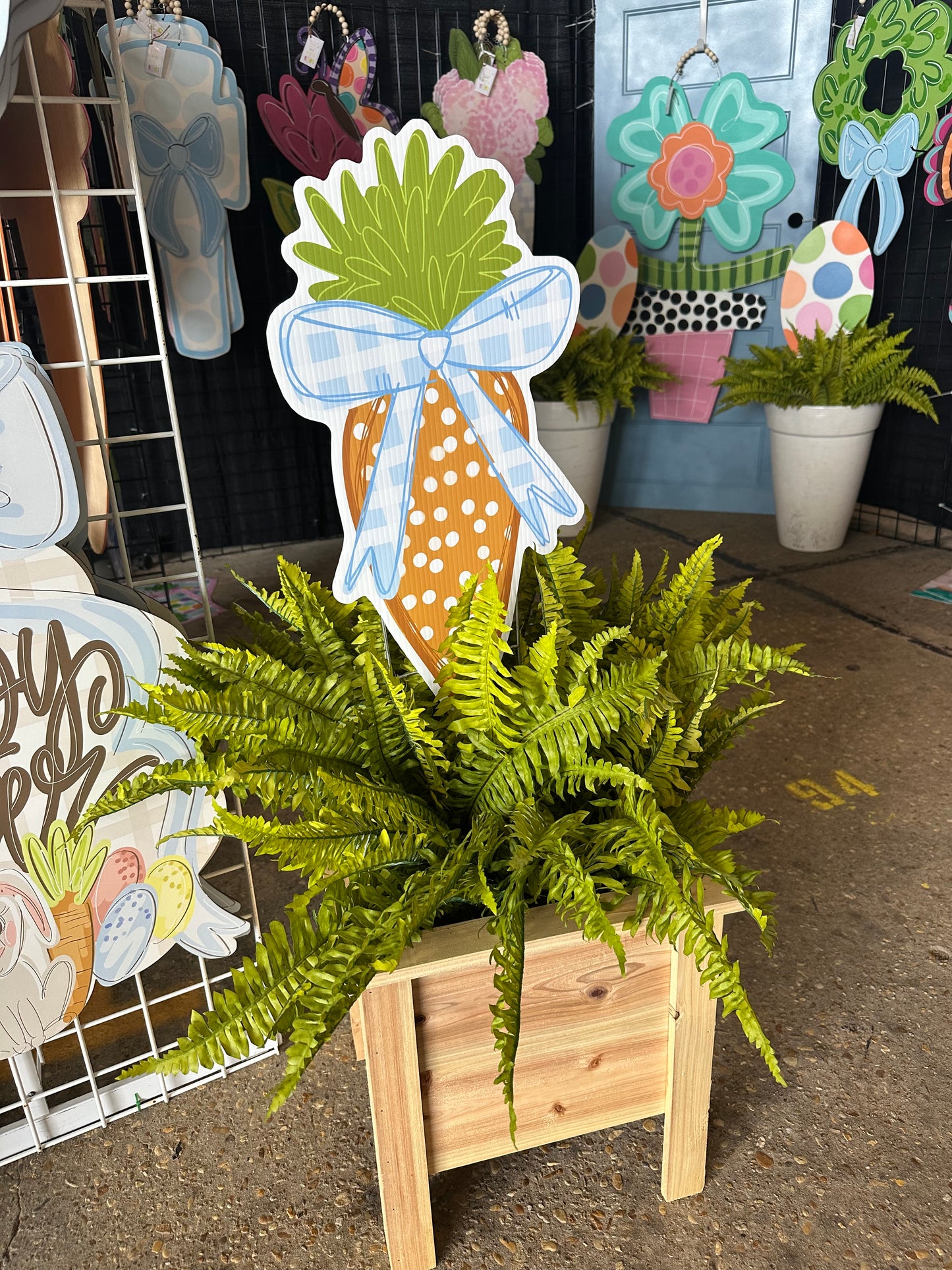 Carrot Coraboard Planter Stake