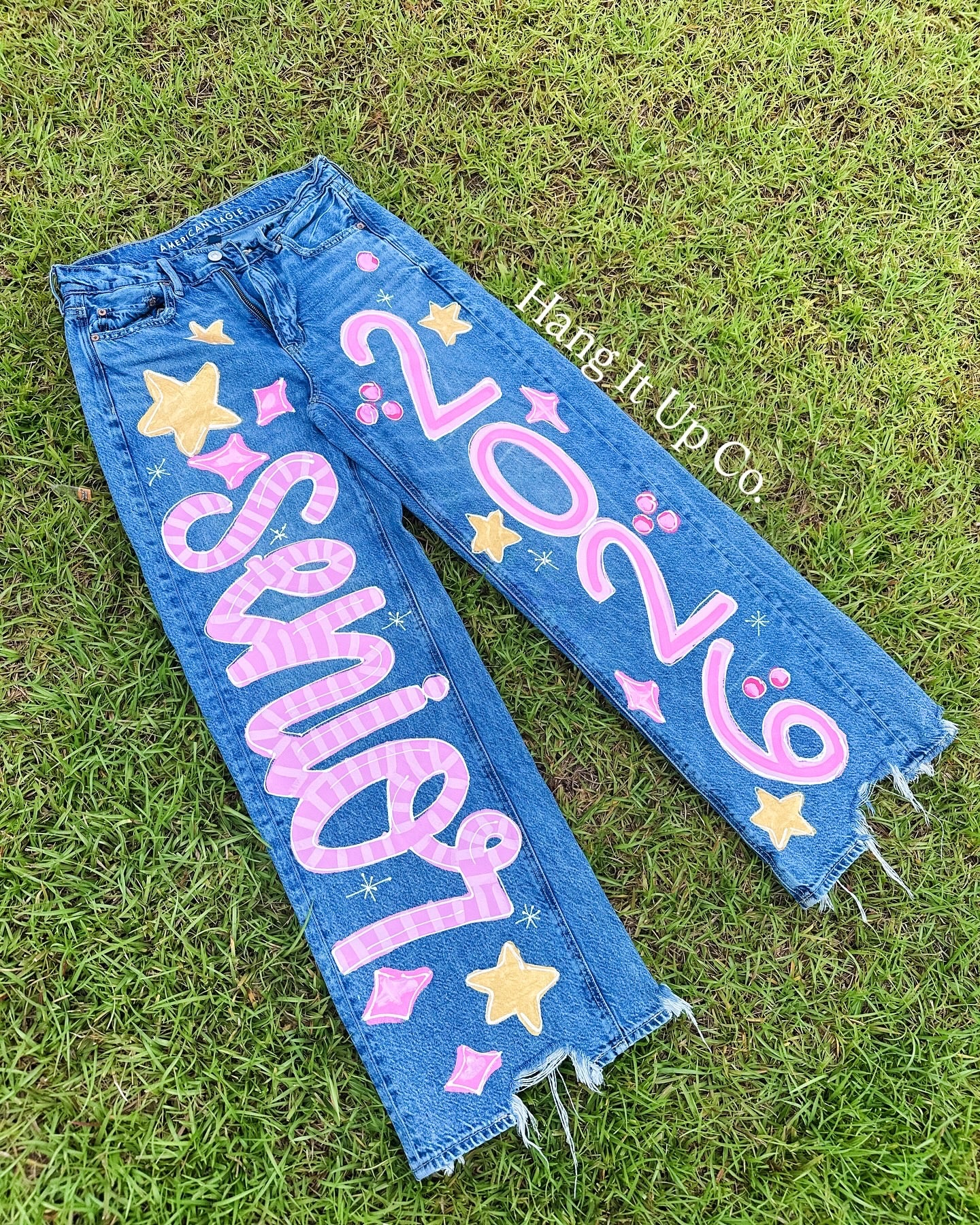 Custom Painted Jeans