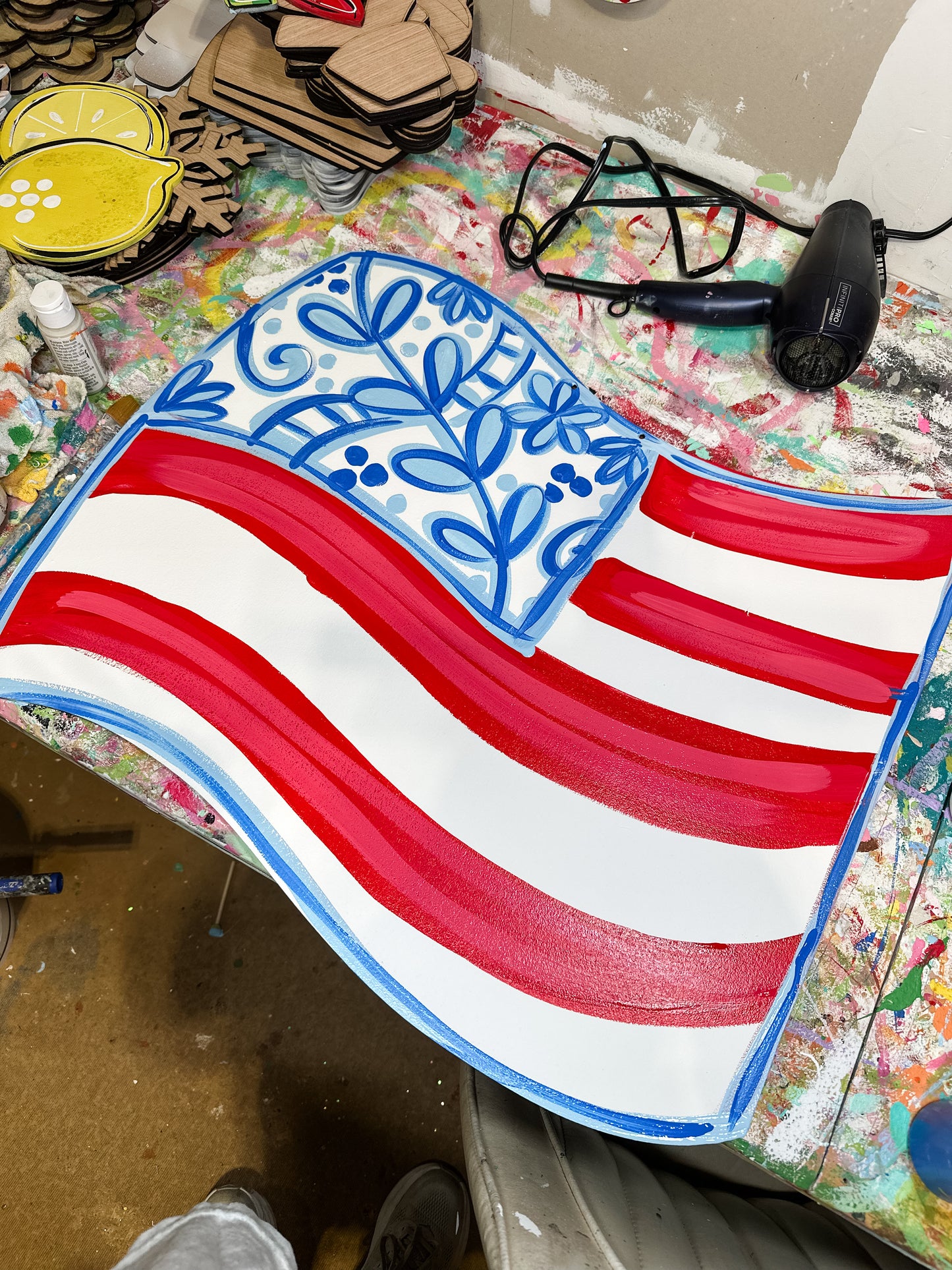 Chino American Flag