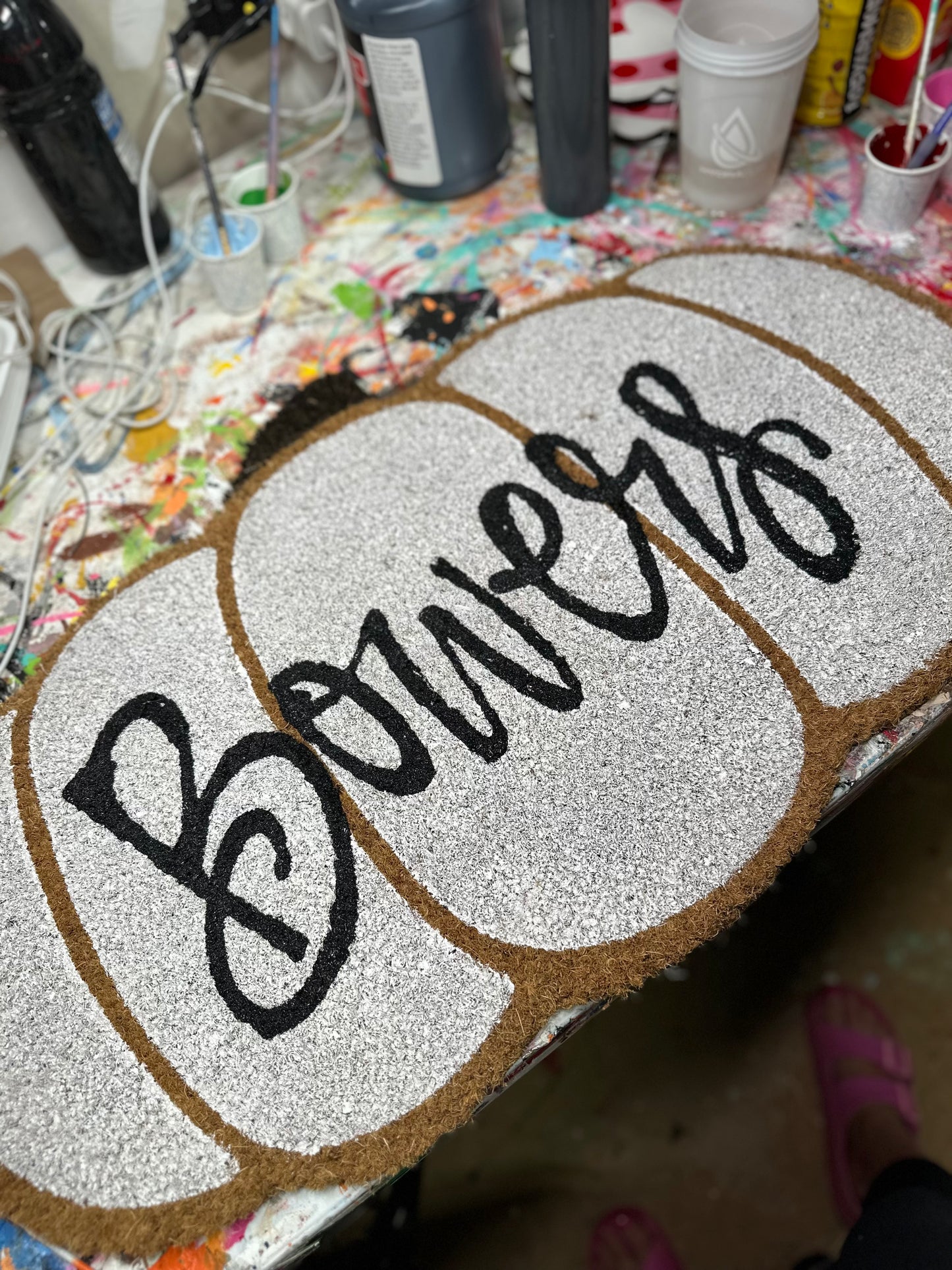 Painted Coir Mat