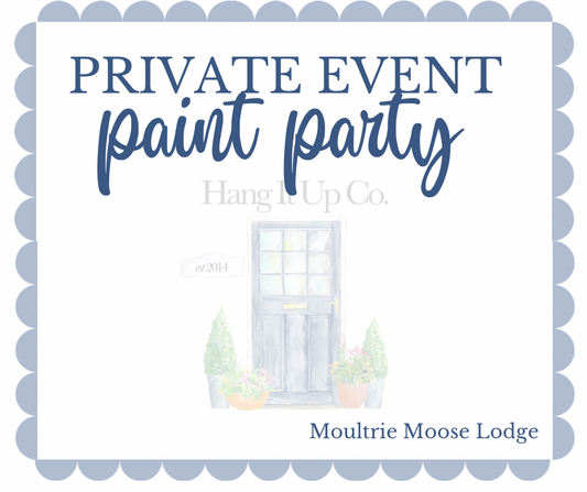 Paint party- Moultrie Moose Lodge
