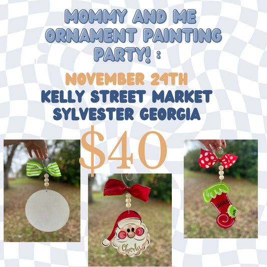 Mommy & Me Ornament Party