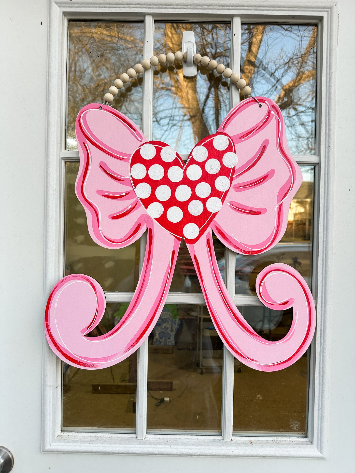 Bow Heart Hanger