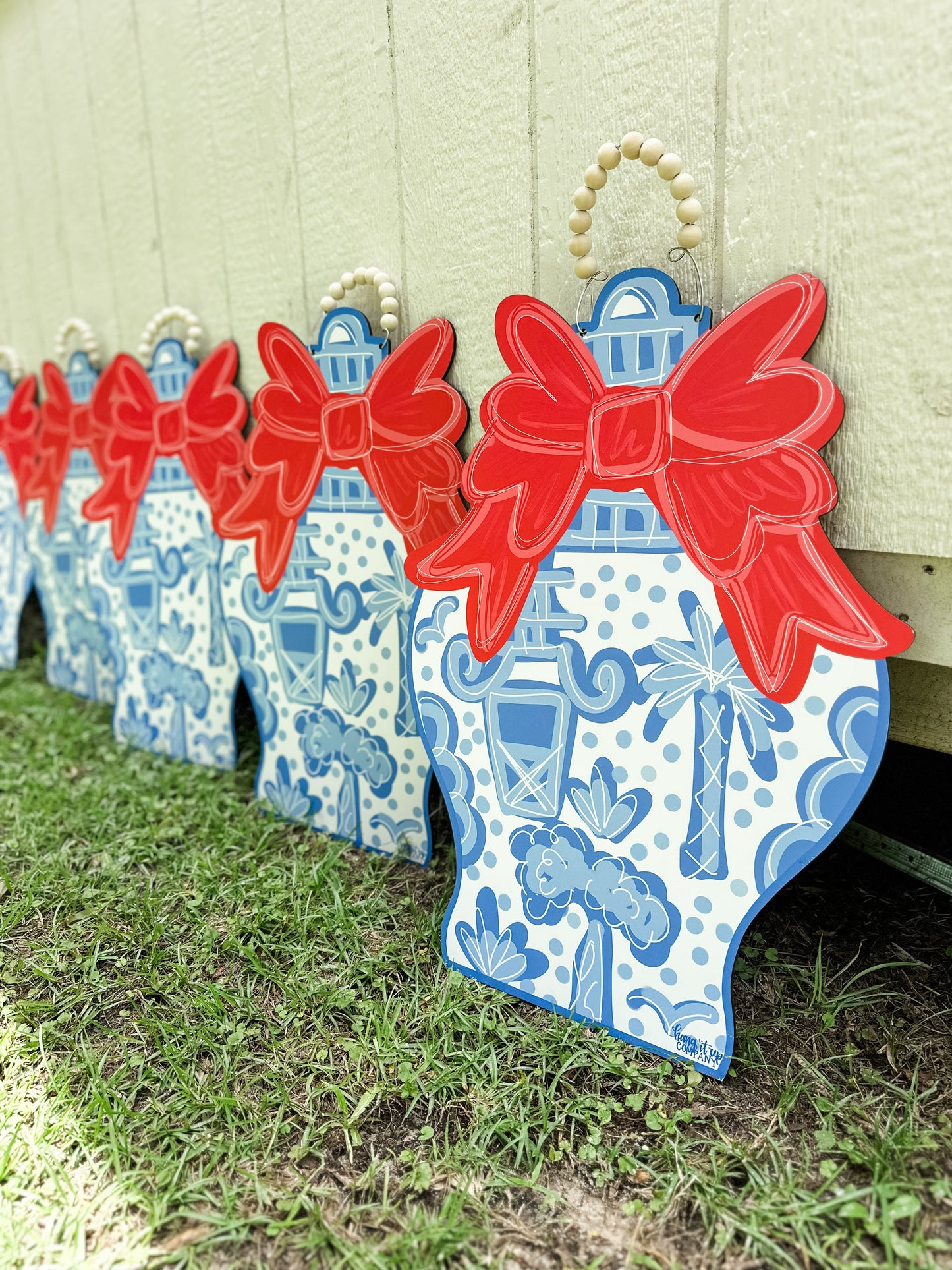 **UV PRINTED** Ginger Jar Door hanger