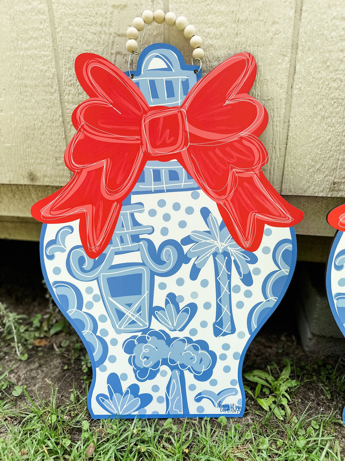 **UV PRINTED** Ginger Jar Door hanger