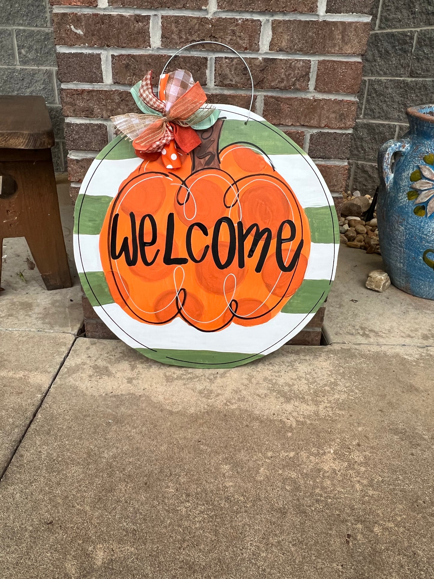 Striped pumpkin