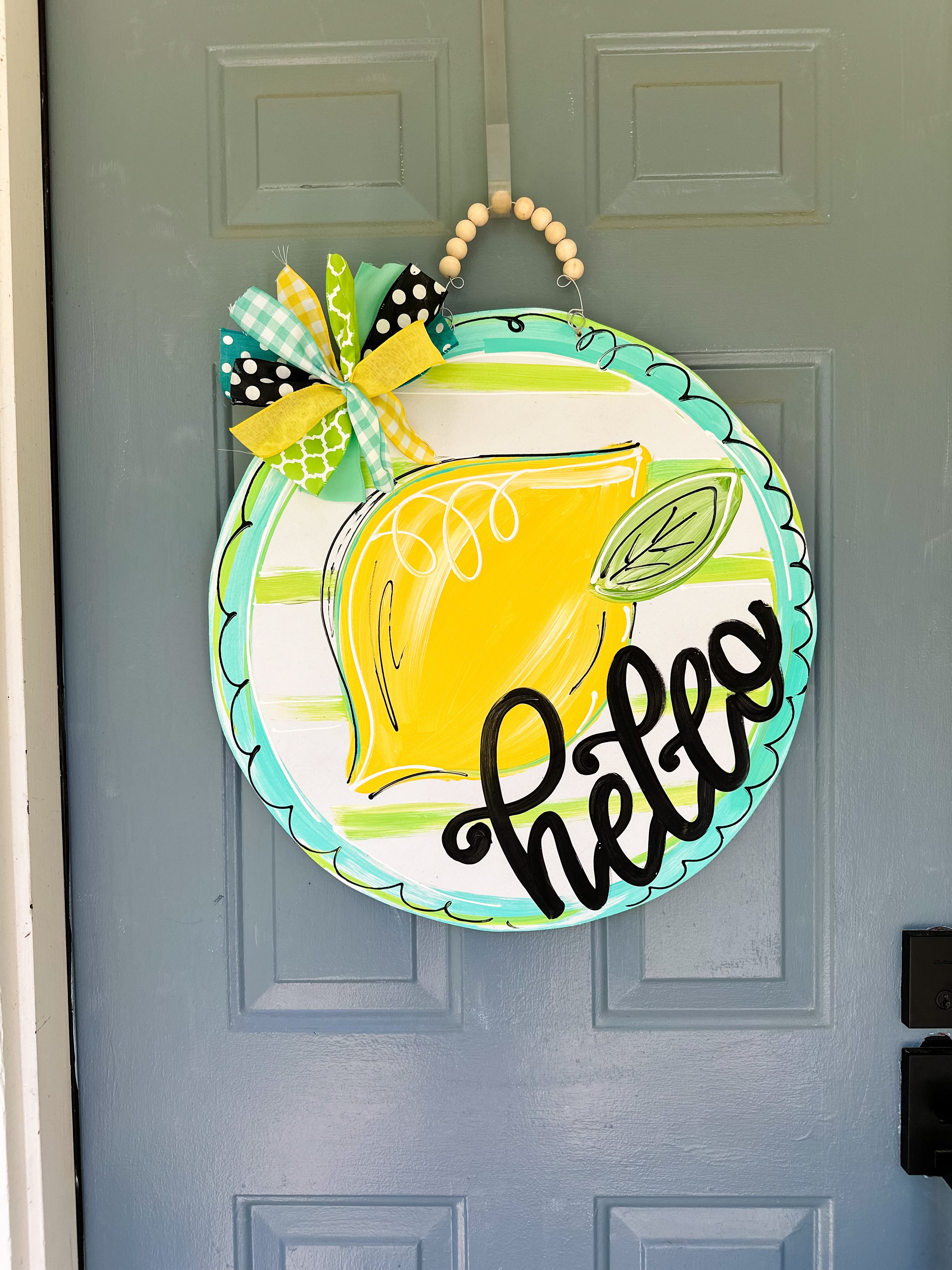 Hello Lemon round – Hang It Up Co.