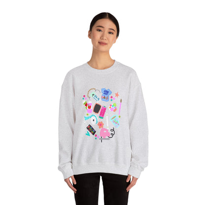 Painting Things Unisex Heavy Blend Crewneck Sweatshirt - Fun Design for Artsy Souls