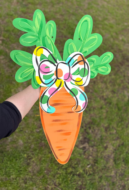 Polka Dot Bow Carrot