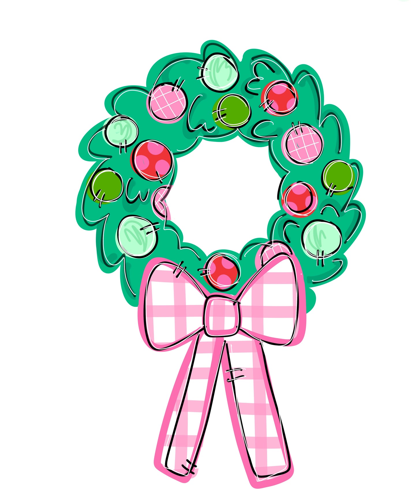 Pinkmas Wreath