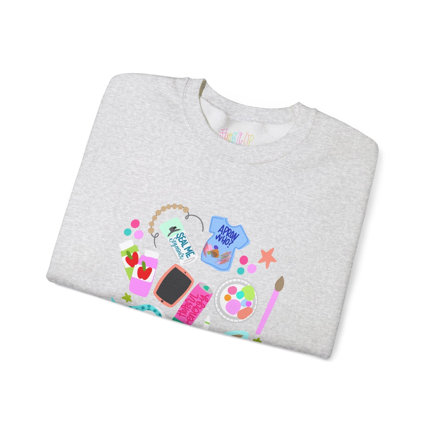 Painting Things Unisex Heavy Blend Crewneck Sweatshirt - Fun Design for Artsy Souls