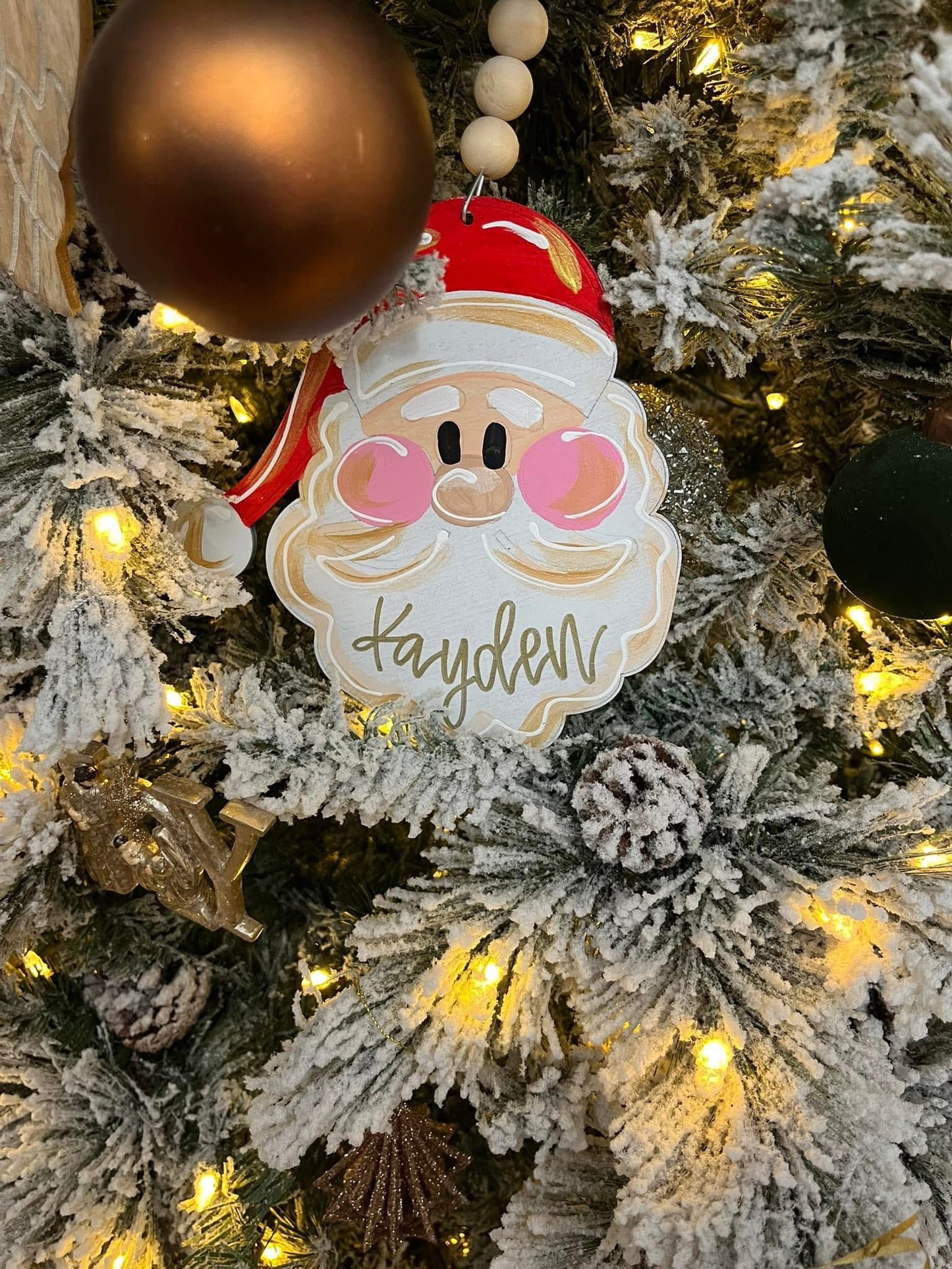 Santa Ornament