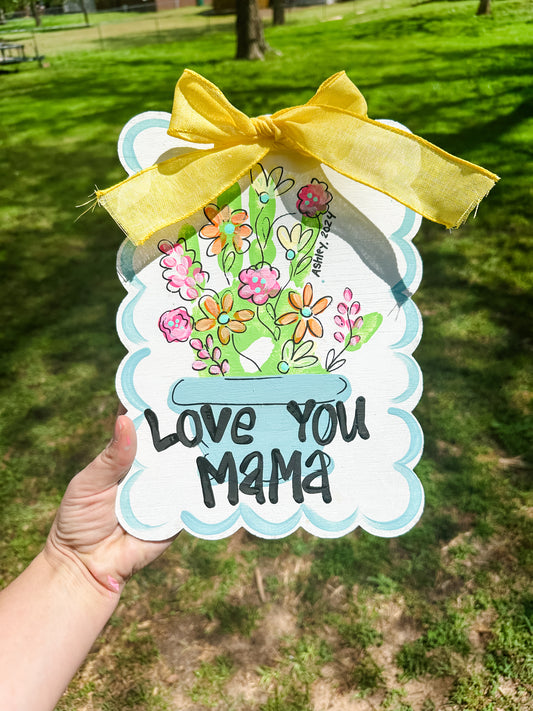 Mothers Day Handprint Plaque Event *read description*