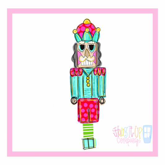 Pinkmas Nutcracker YARD STAKE