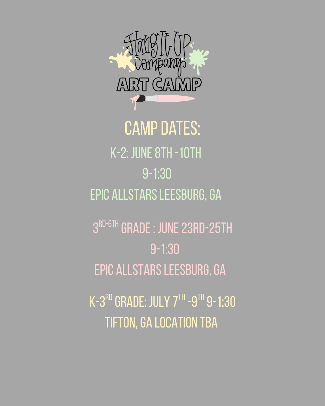 Art Camp Slot