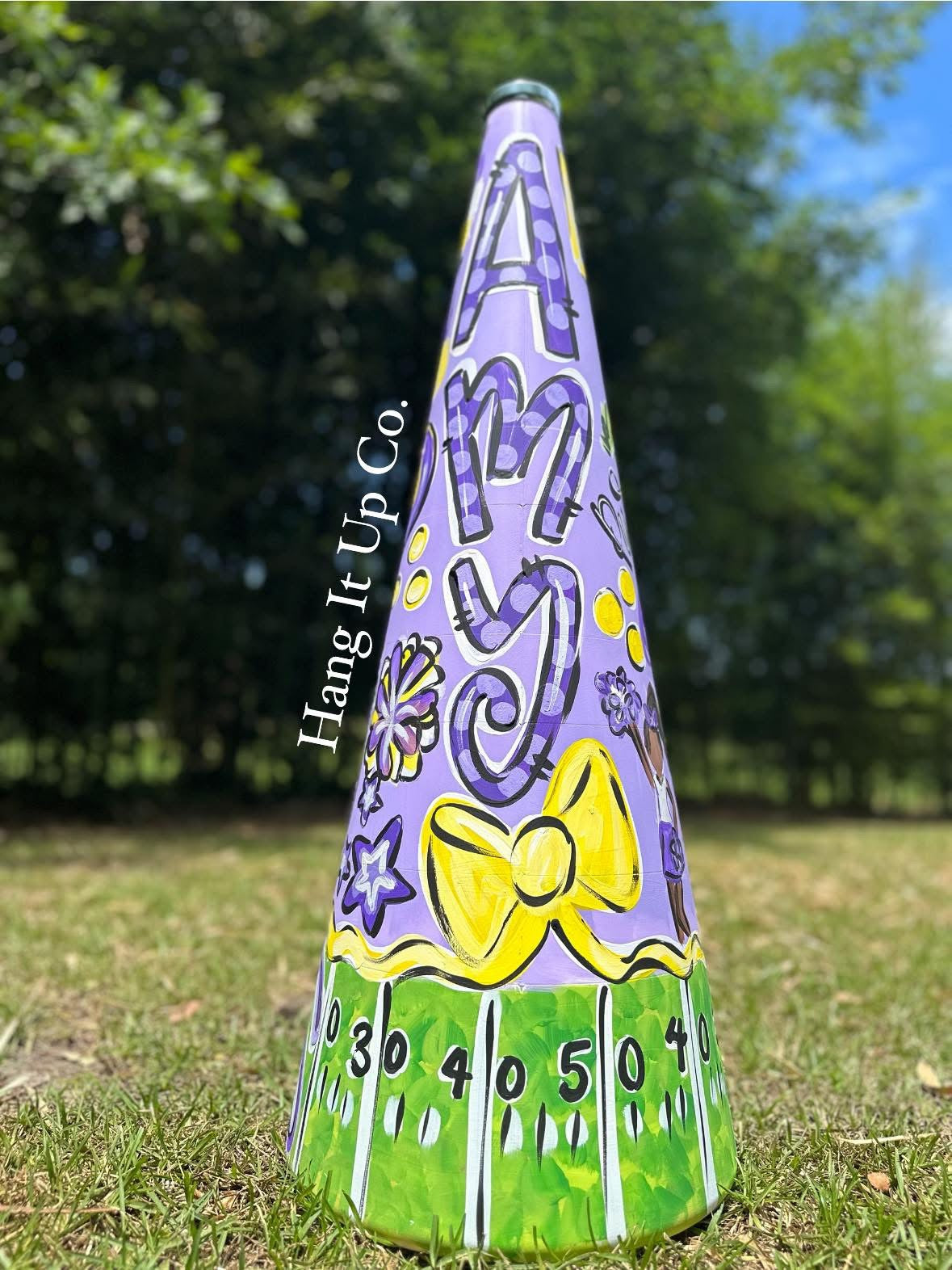 Handpainted Megaphone 32in