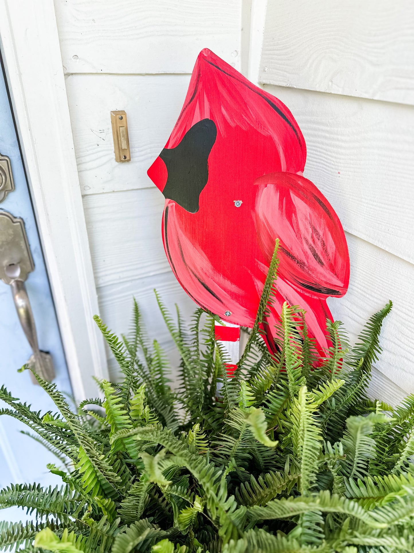 Red Bird Planter Stakes