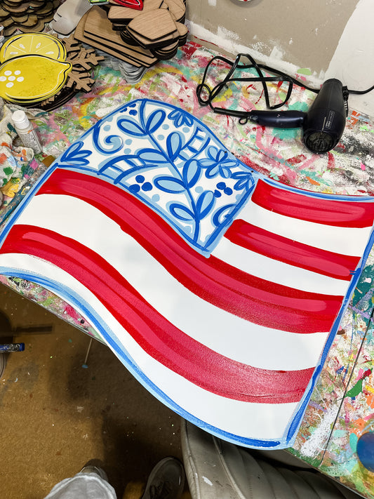 Chino American Flag