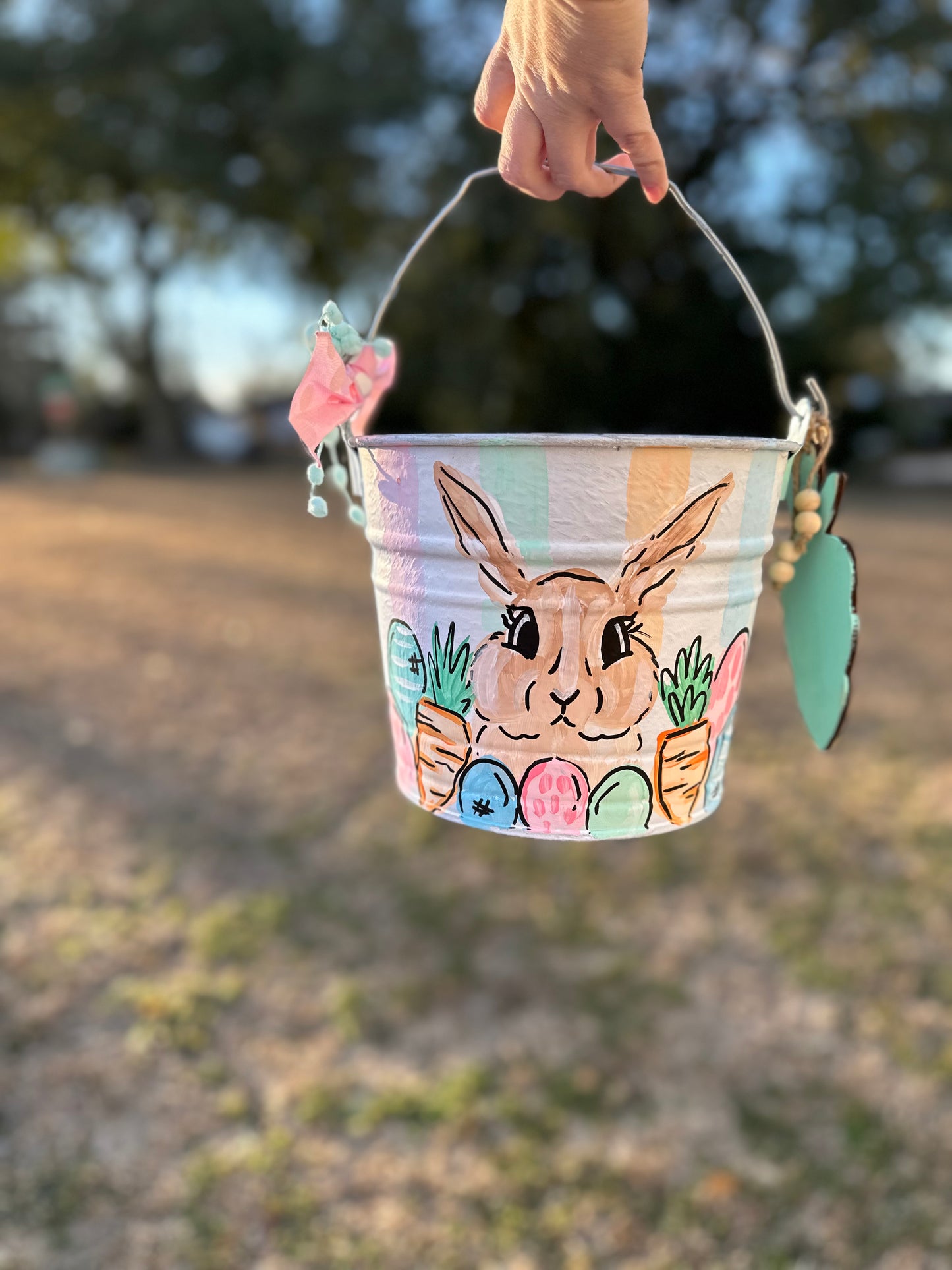 Pastel Easter Bucket **read description**