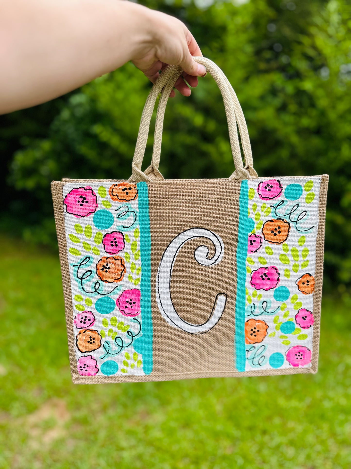 Custom Floral Bag