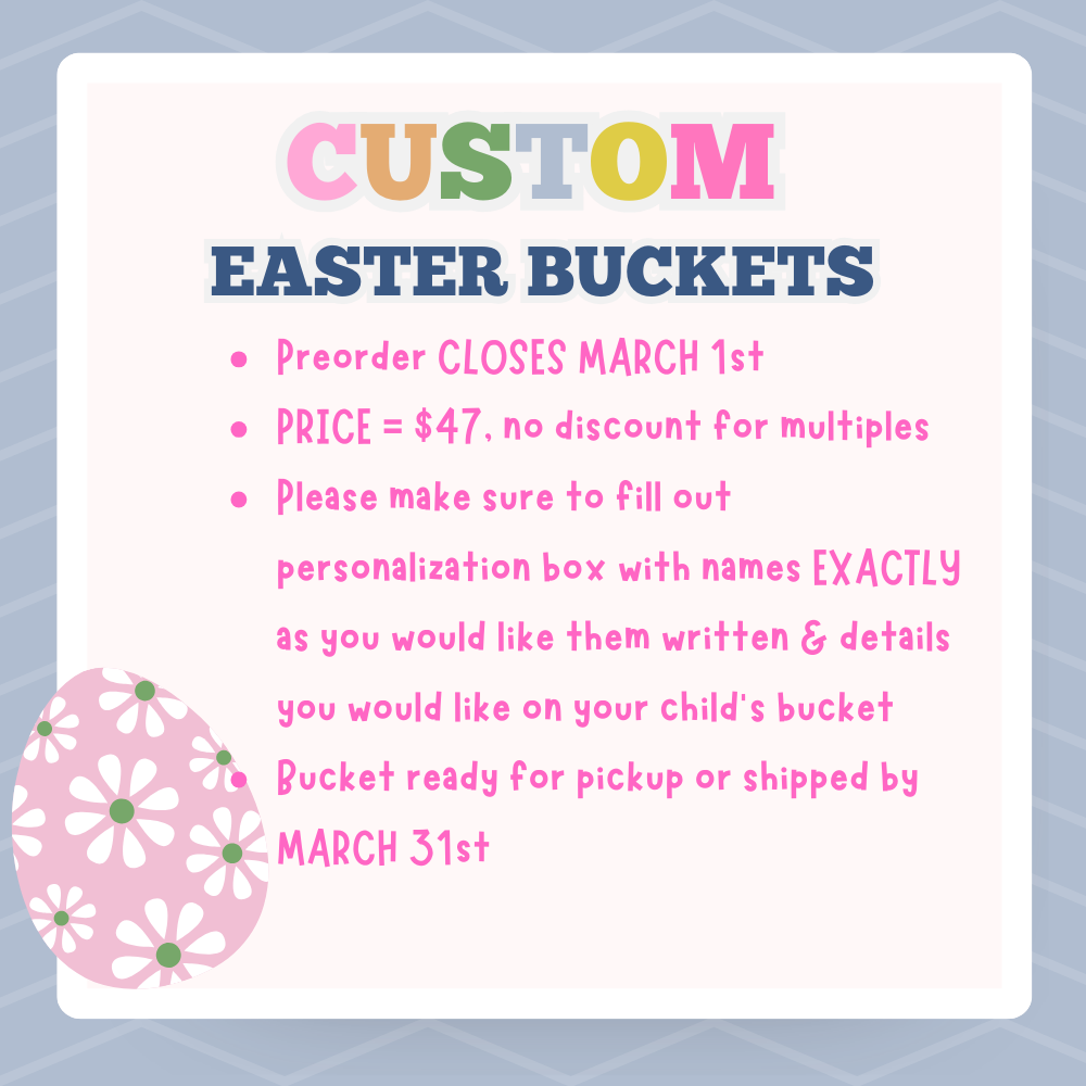 Easter Buckets Preorder