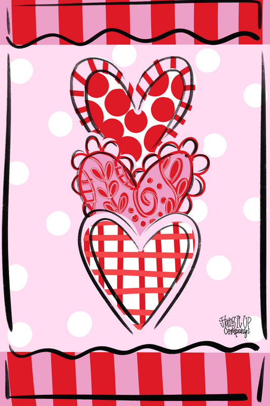 Valentines Garden Flag