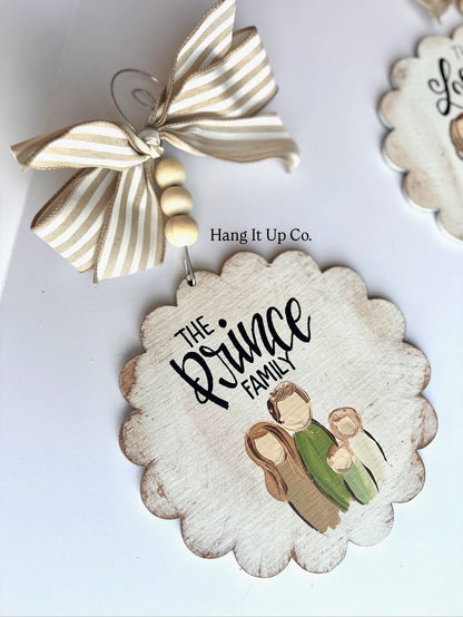 Personalized Family Ornament *read description prior to ordering!*