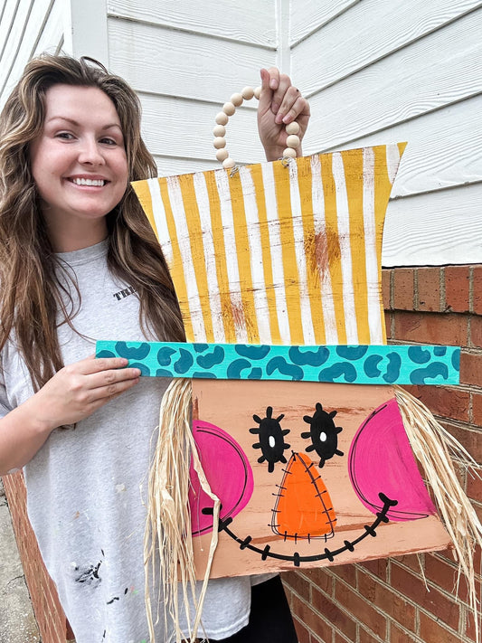 Raffia Scarecrow