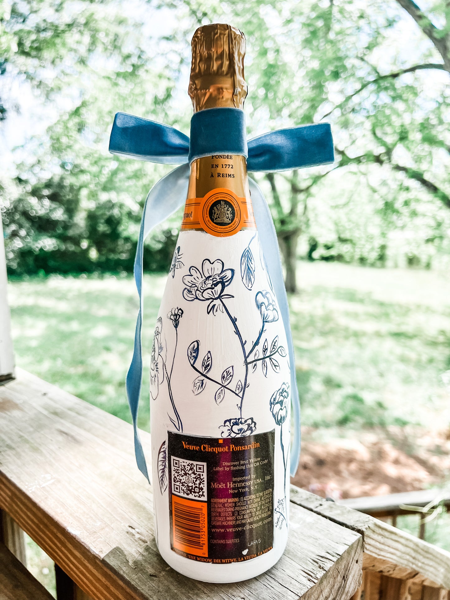 Custom Champagne Bottle/ Veuve