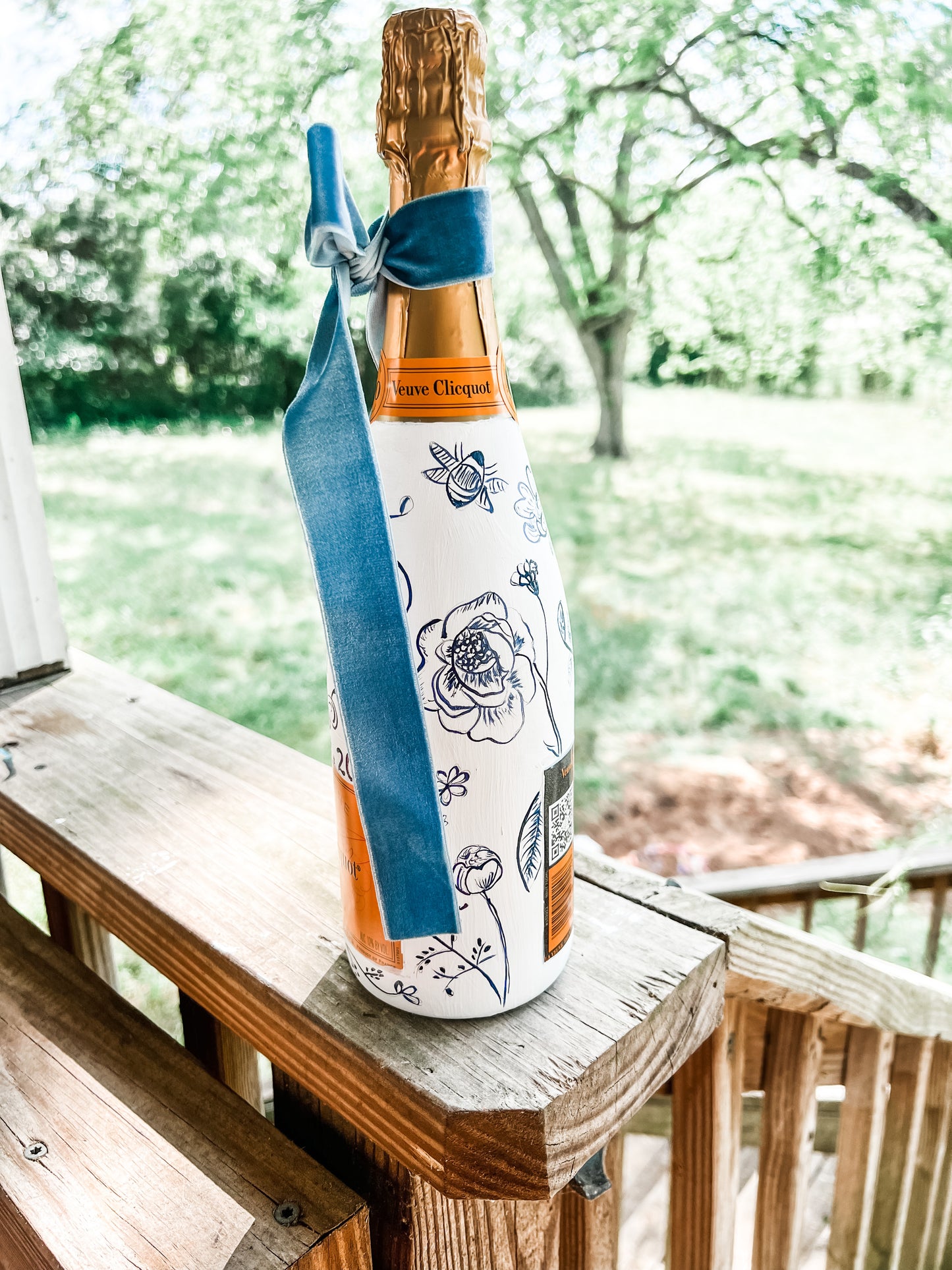 Custom Champagne Bottle/ Veuve