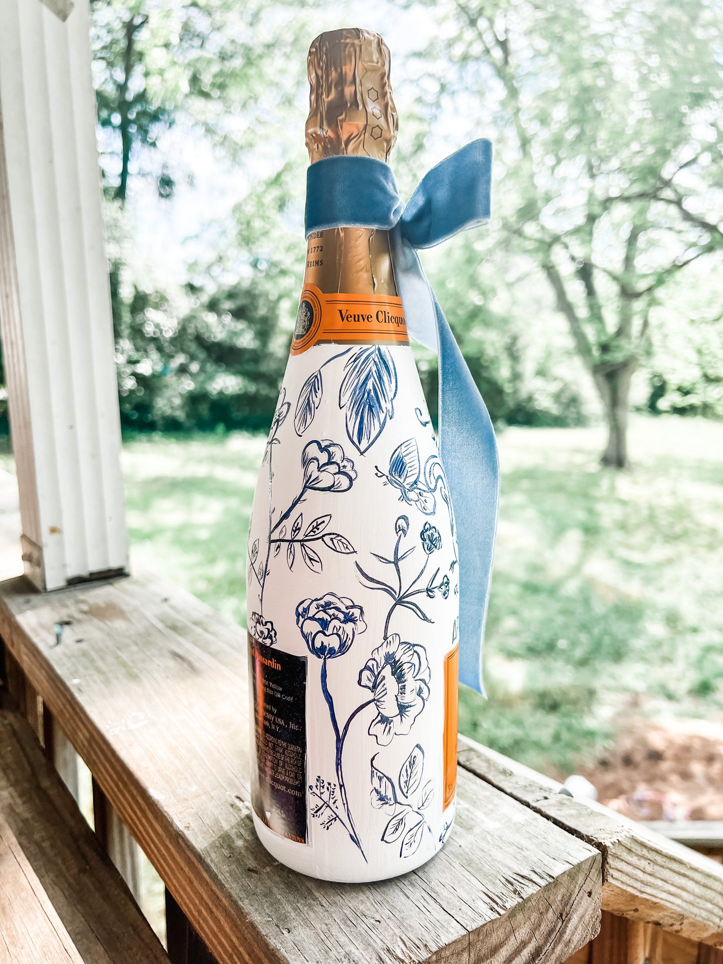 Custom Champagne Bottle/ Veuve