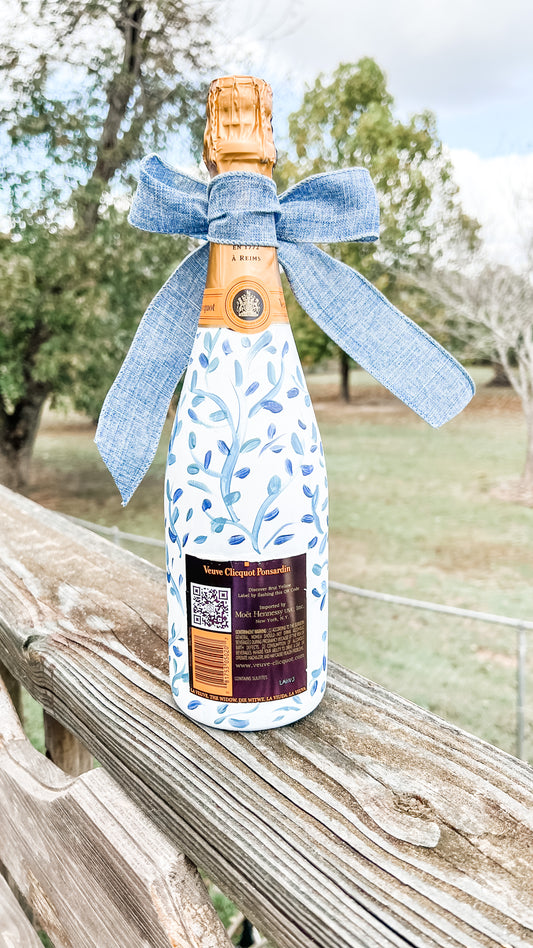 Custom Champagne Bottle/ Veuve