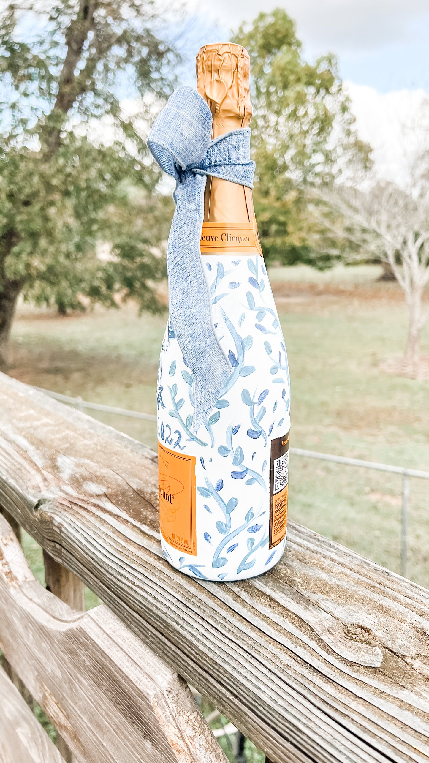 Custom Champagne Bottle/ Veuve