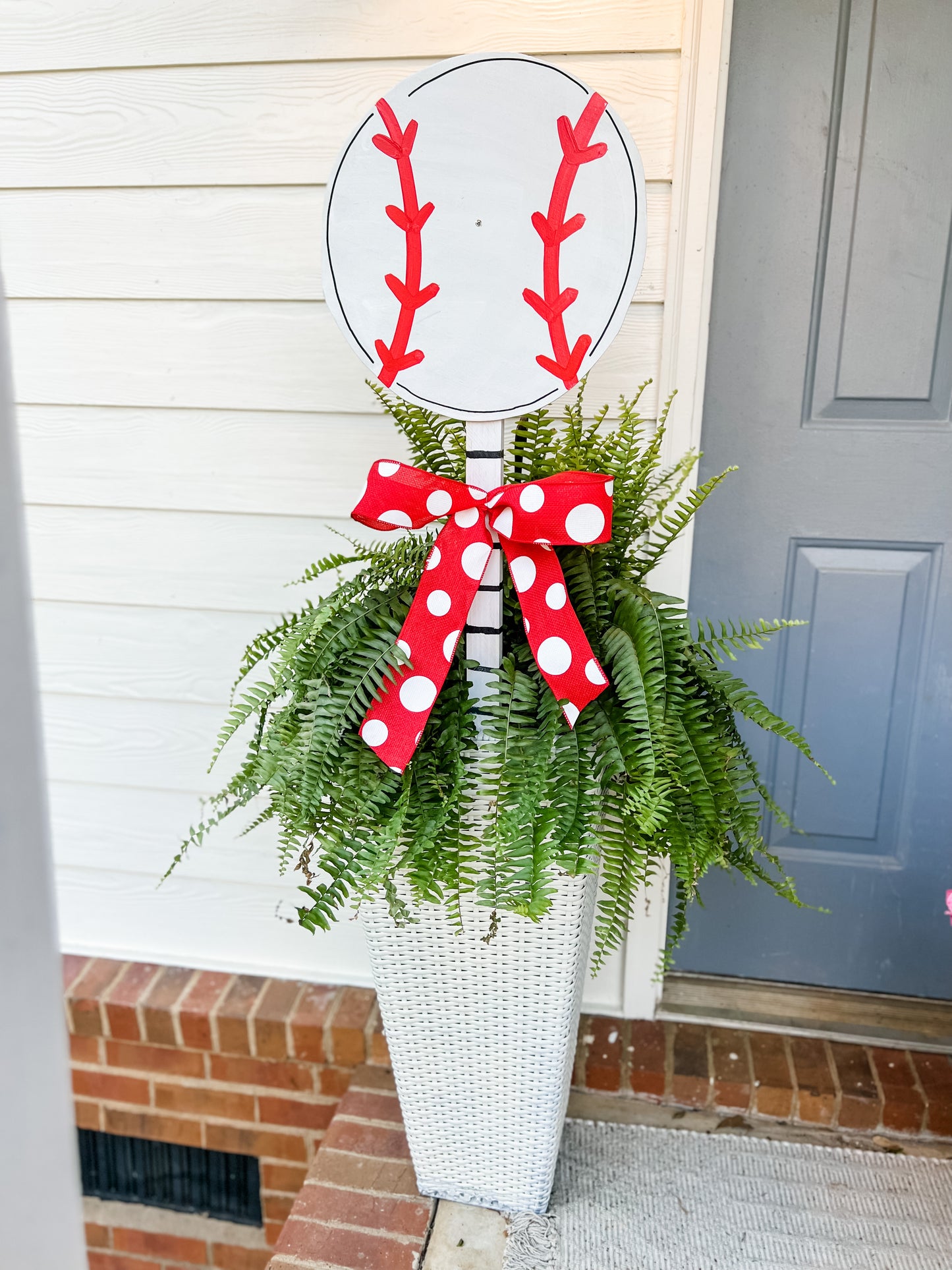 Baseball planters